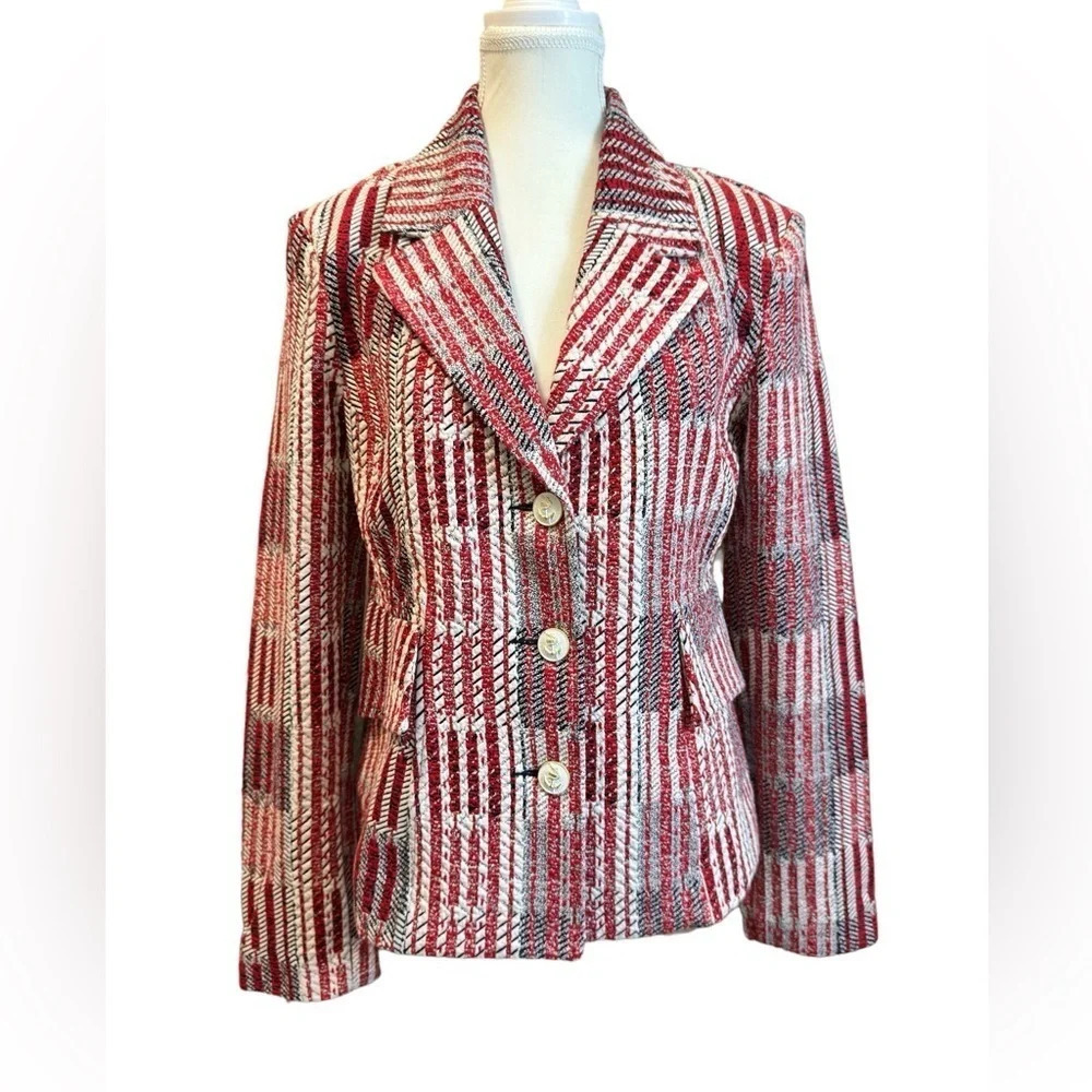 Cabi Patchwork Blazer (S) - image 3